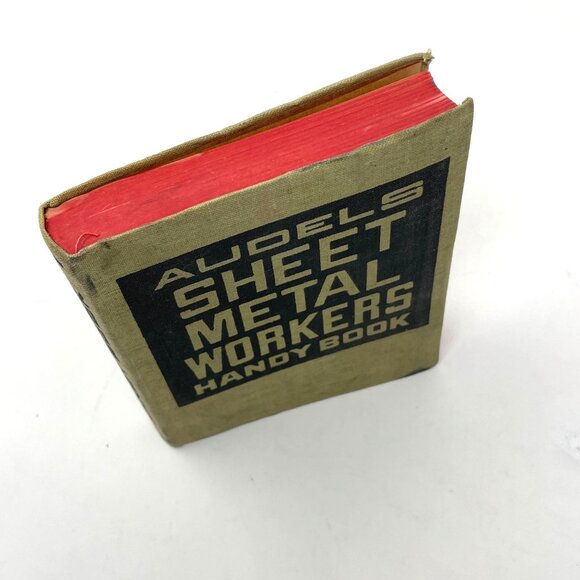 Vintage Audel's Sheet Metal Workers Handy Book 1948 Pattern Layout - Picture 9 of 13